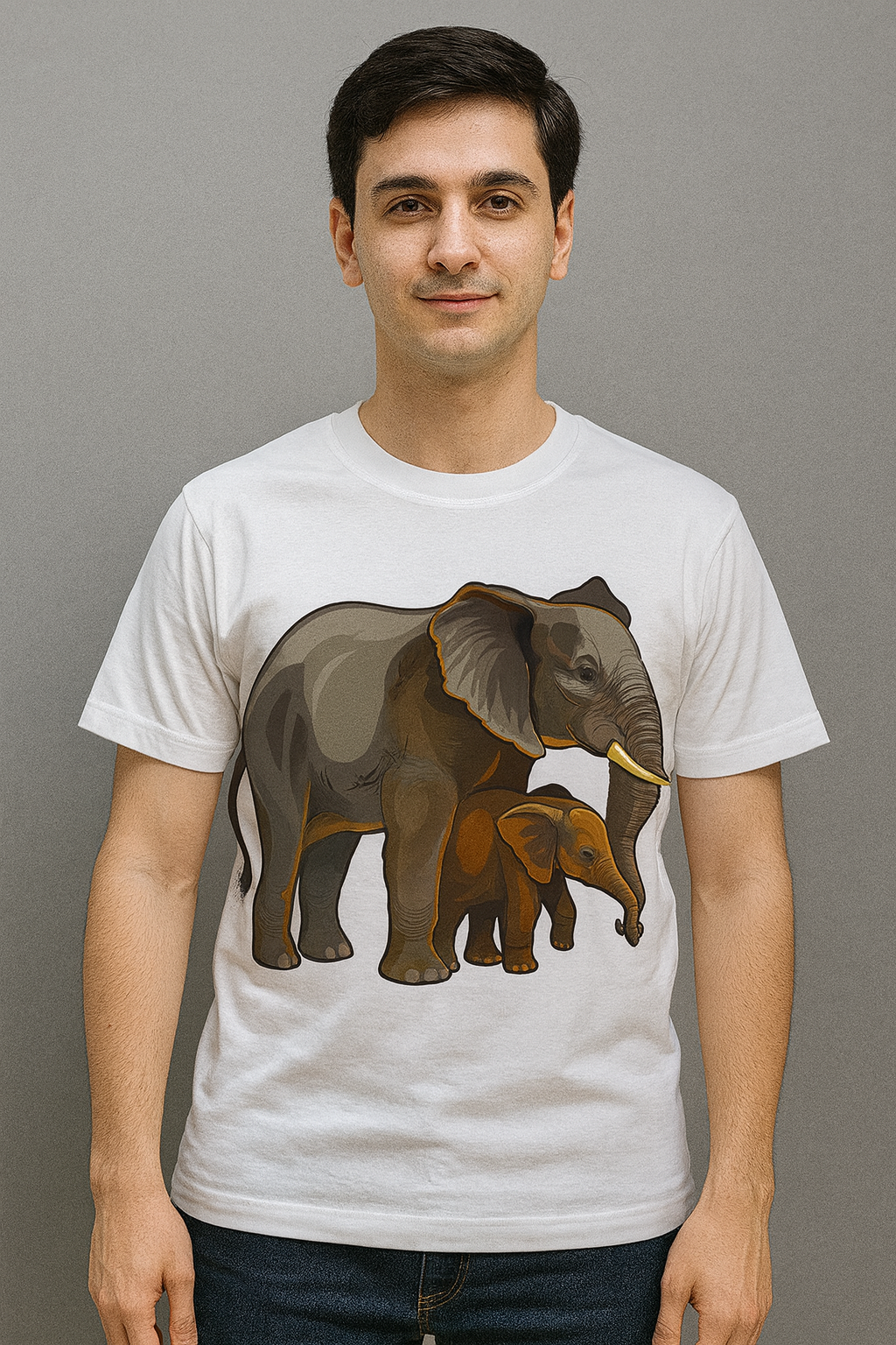 BeSpoken™ | Men’s Elephant Bond Graphic T-Shirt
