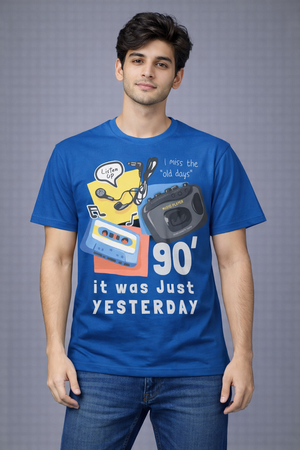BeSpoken™ | Men’s 90’s Was Just Yesterday” Graphic T-Shirt