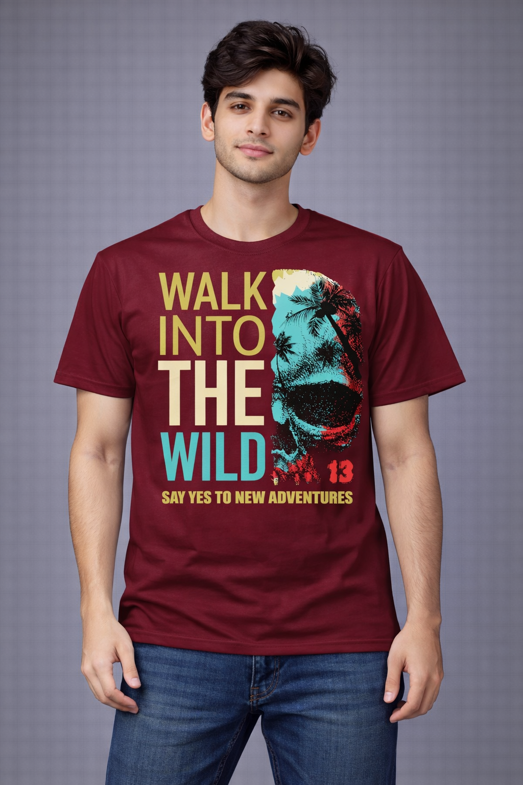 BeSpoken™ | Men’s Walk Into the Wild” Graphic T-Shirt