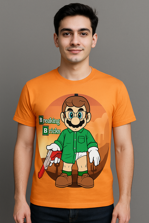 BeSpoken™ | Men’s Breaking Bricks Graphic T-Shirt