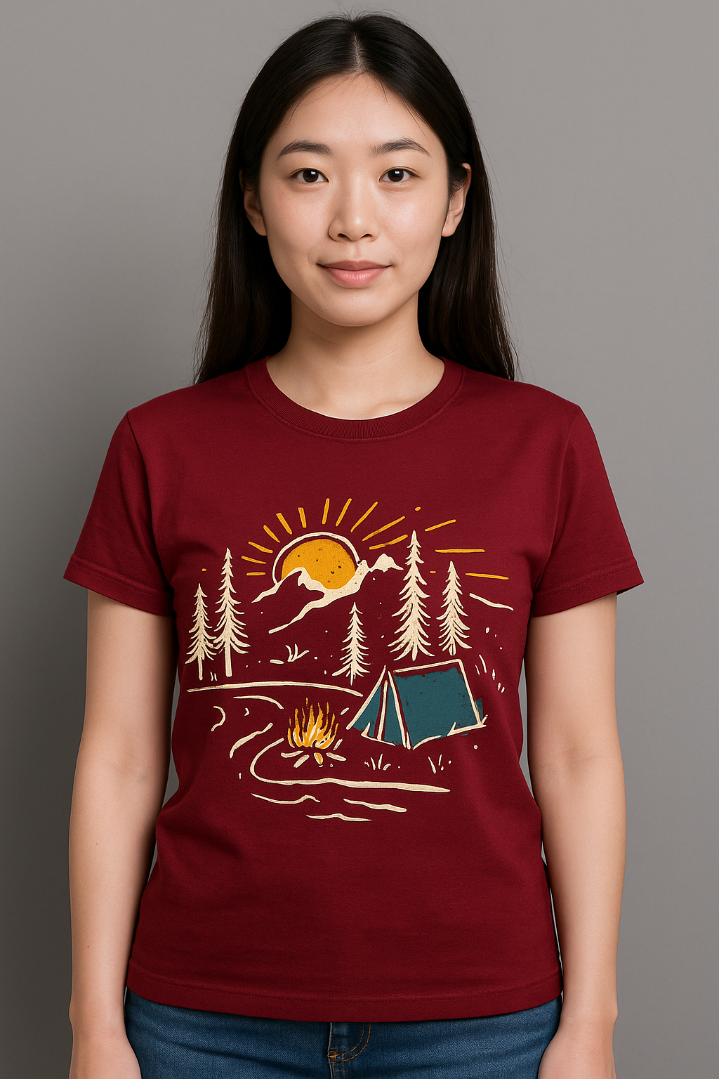 BeSpoken™ | Women’s Camp Under the Sun Graphic Tee