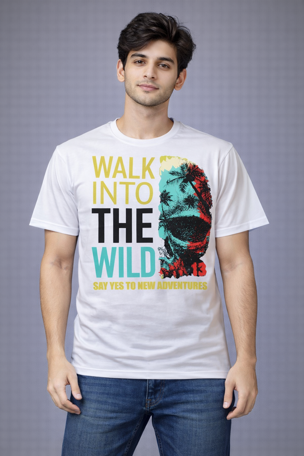 BeSpoken™ | Men’s Walk Into the Wild” Graphic T-Shirt