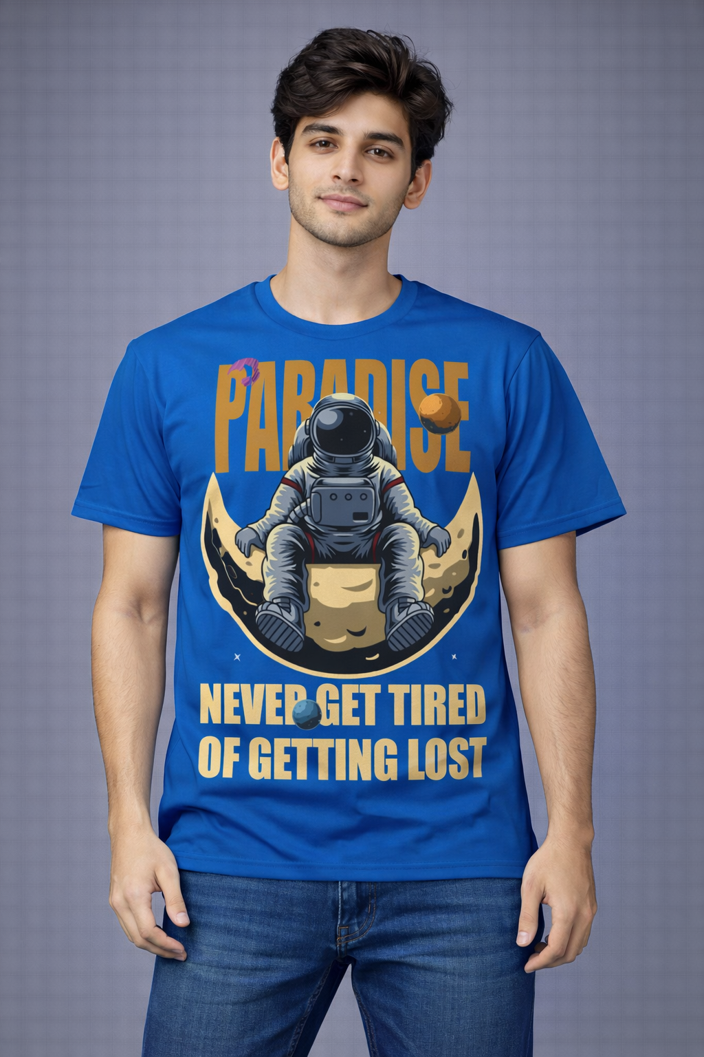 BeSpoken™ | Men’s Never Get Tired of Getting Lost Graphic T-Shirt