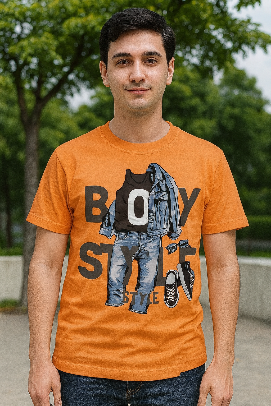 BeSpoken™ | Men’s Boy Style Graphic T-Shirt
