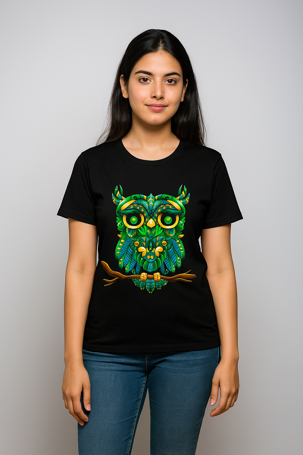 BeSpoken™ | Women’s Verdant Owl Graphic Tee