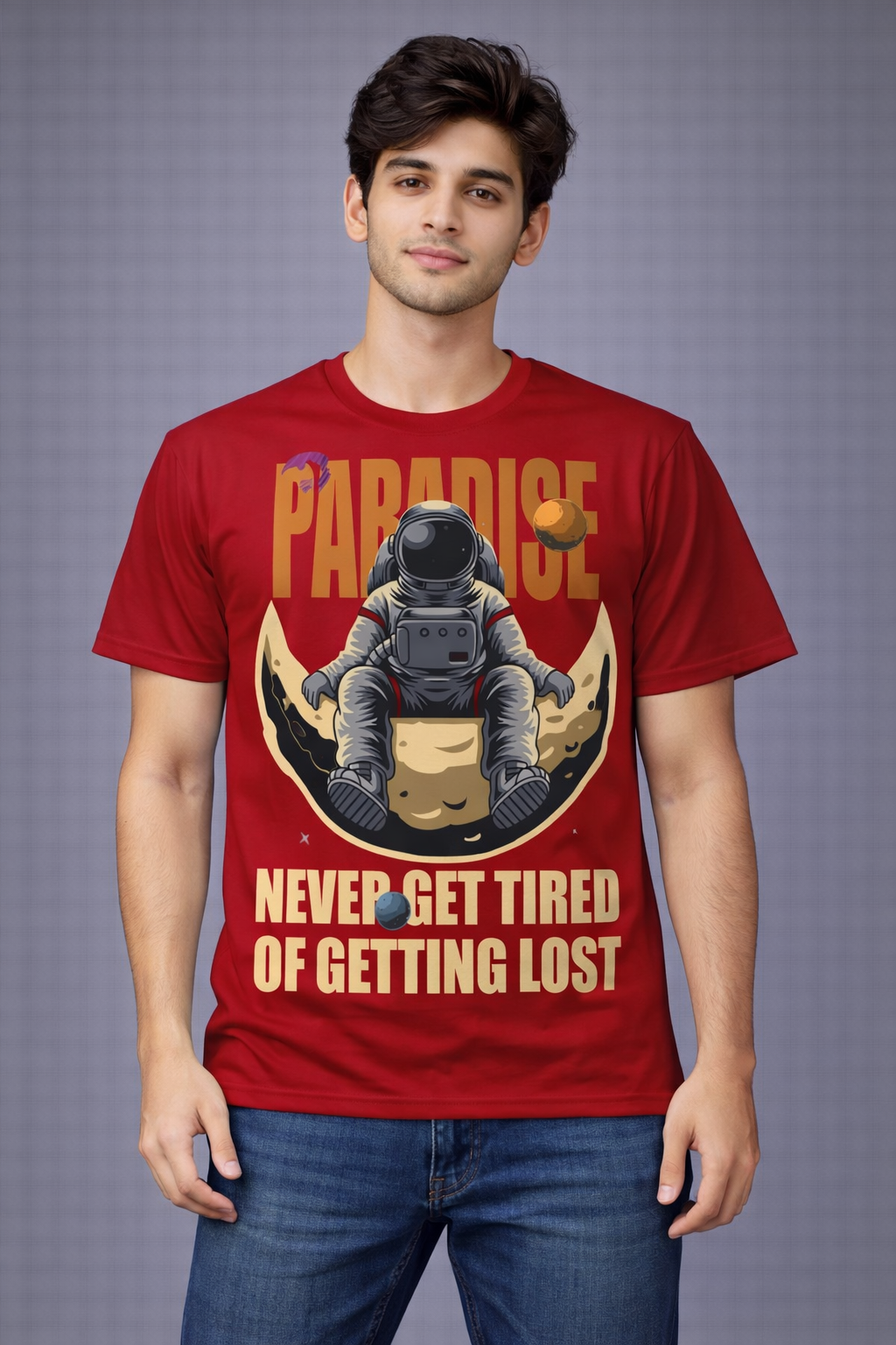 BeSpoken™ | Men’s Never Get Tired of Getting Lost Graphic T-Shirt