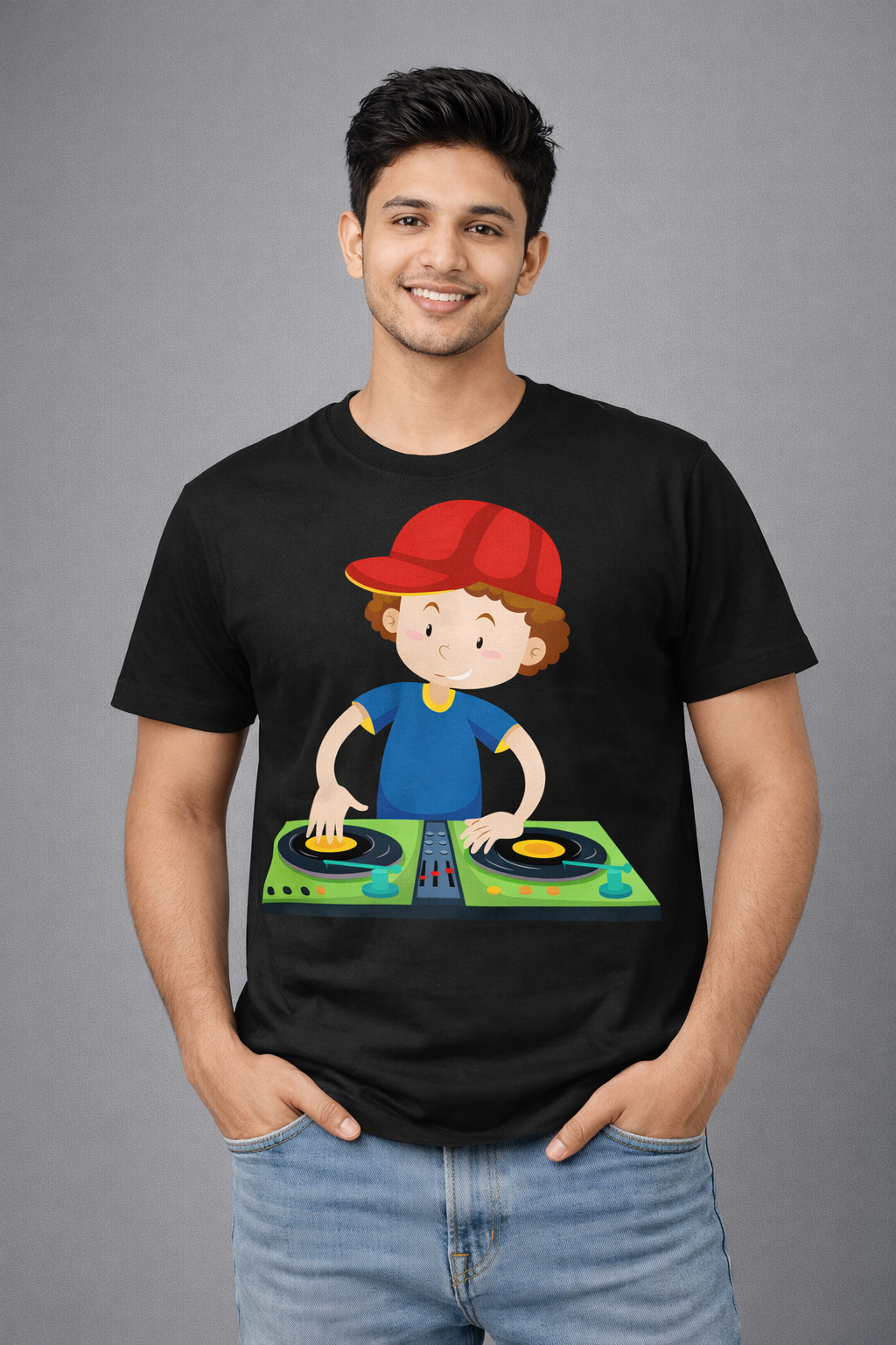 BeSpoken™ | Men’s Little DJ Graphic T-Shirt