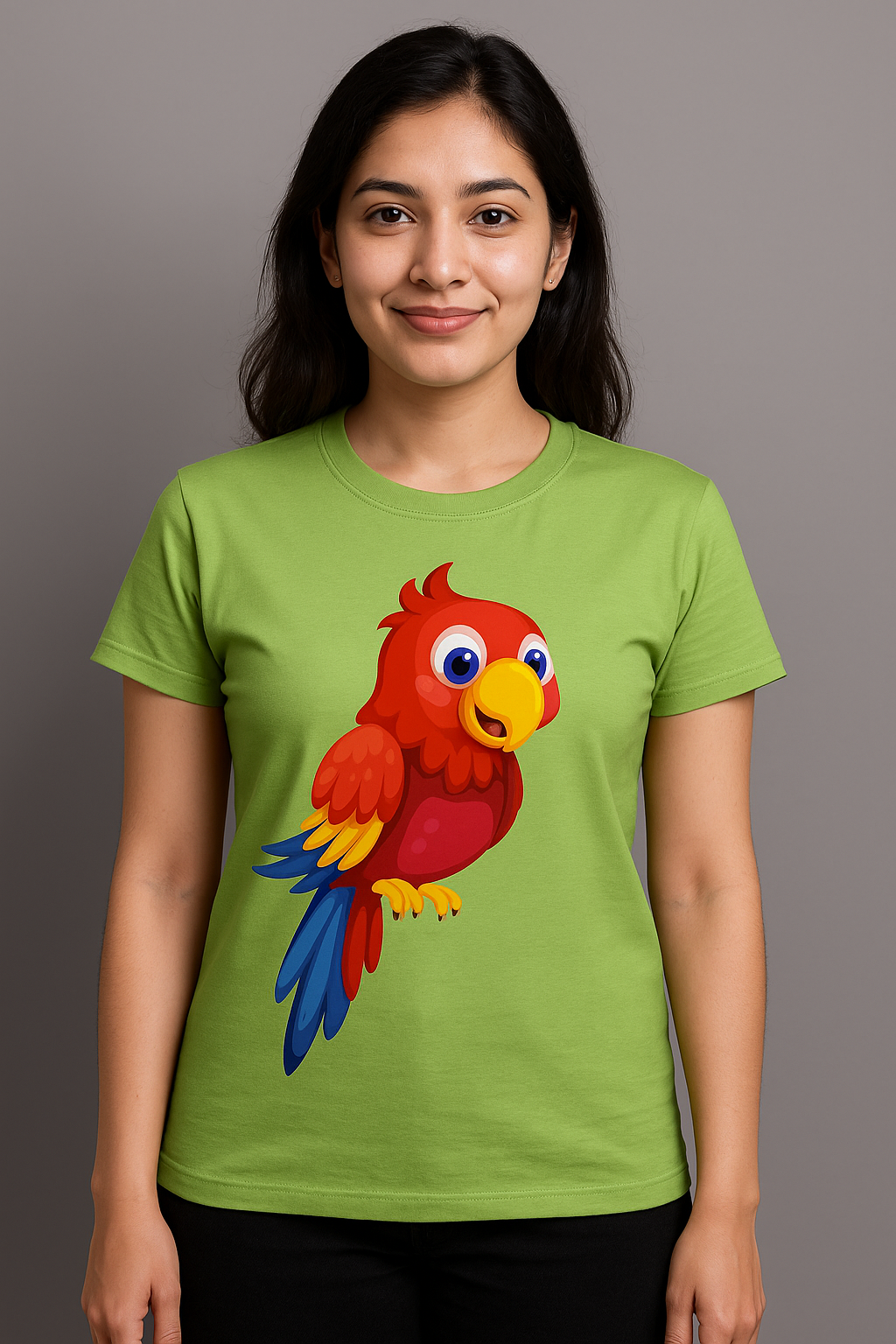 BeSpoken™ | Women’s Parrot Pop Graphic Tee