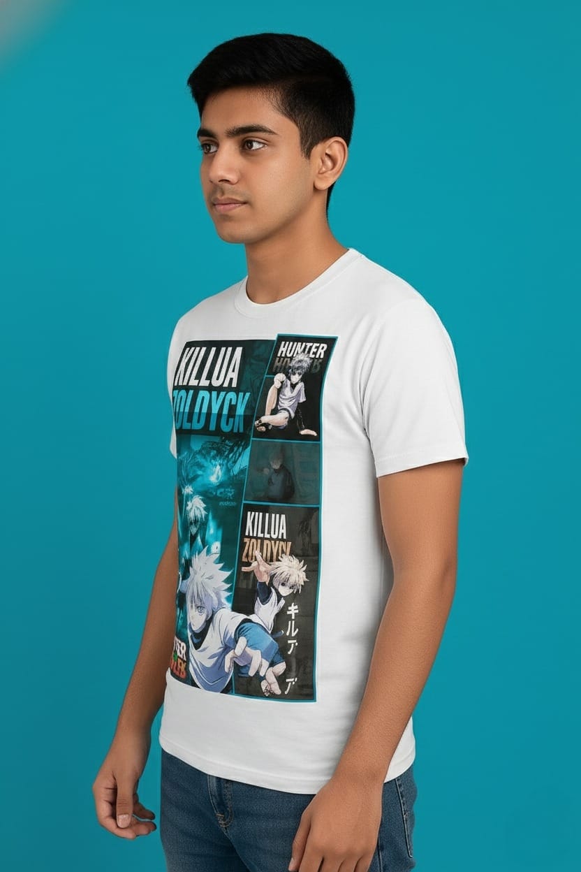 BeSpoken™ | Men’sElectric Assassin Anime Graphic T-Shirt