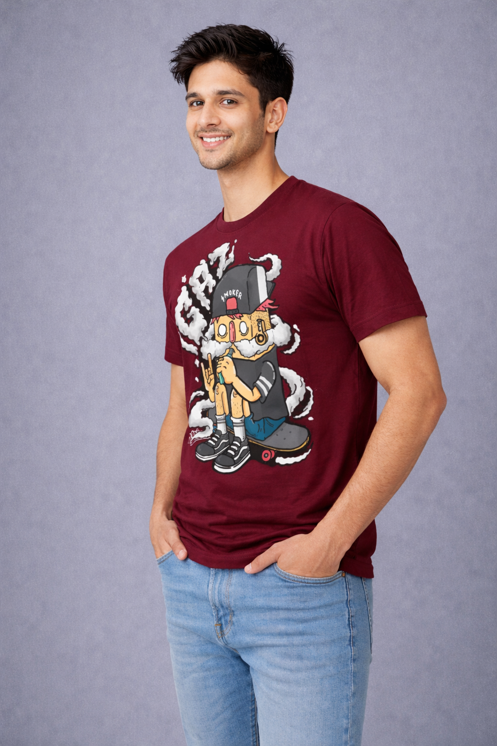 BeSpoken™ | Men’s Urban Smokes Graphic T-Shirt