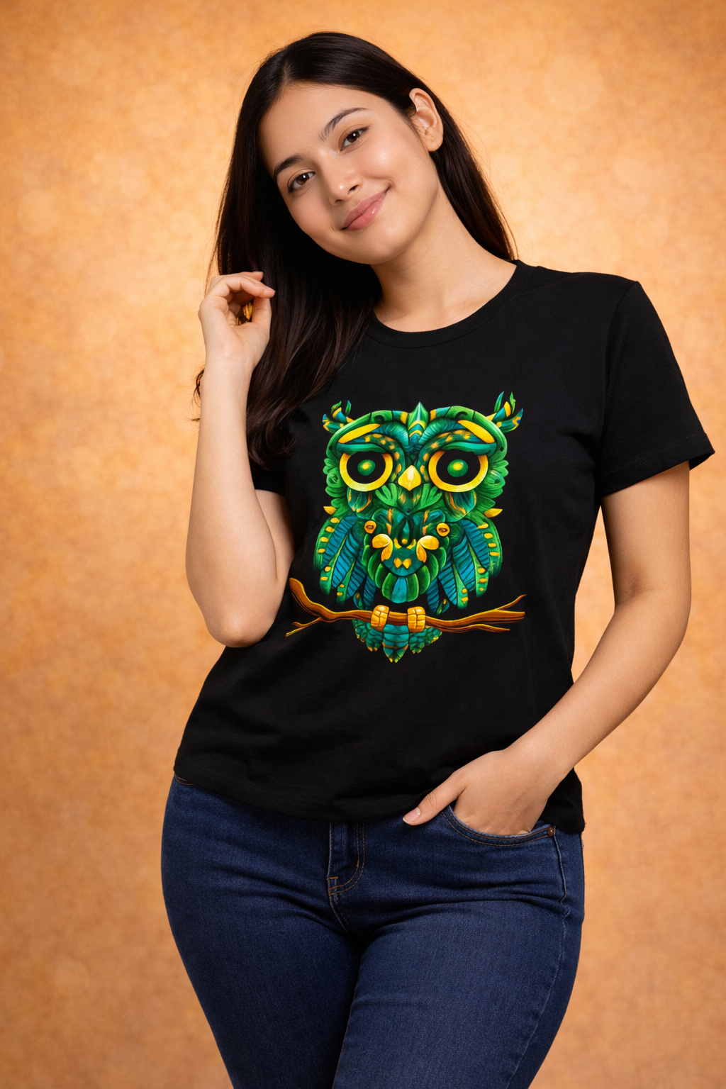 BeSpoken™ | Women’s Verdant Owl Graphic Tee