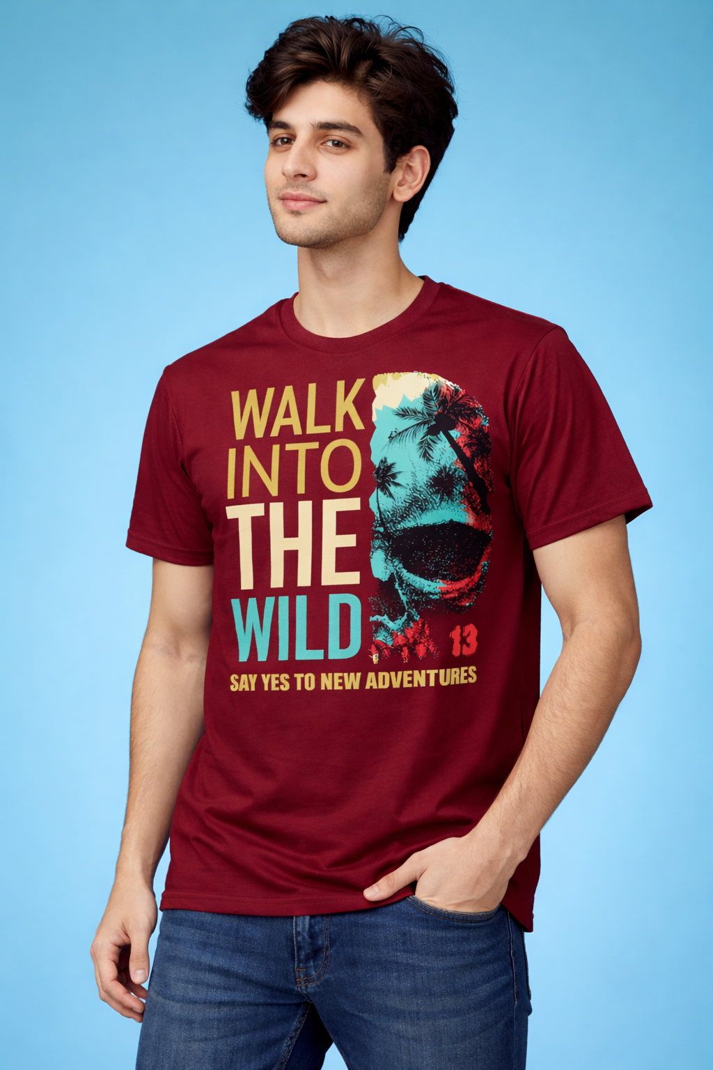 BeSpoken™ | Men’s Walk Into the Wild” Graphic T-Shirt