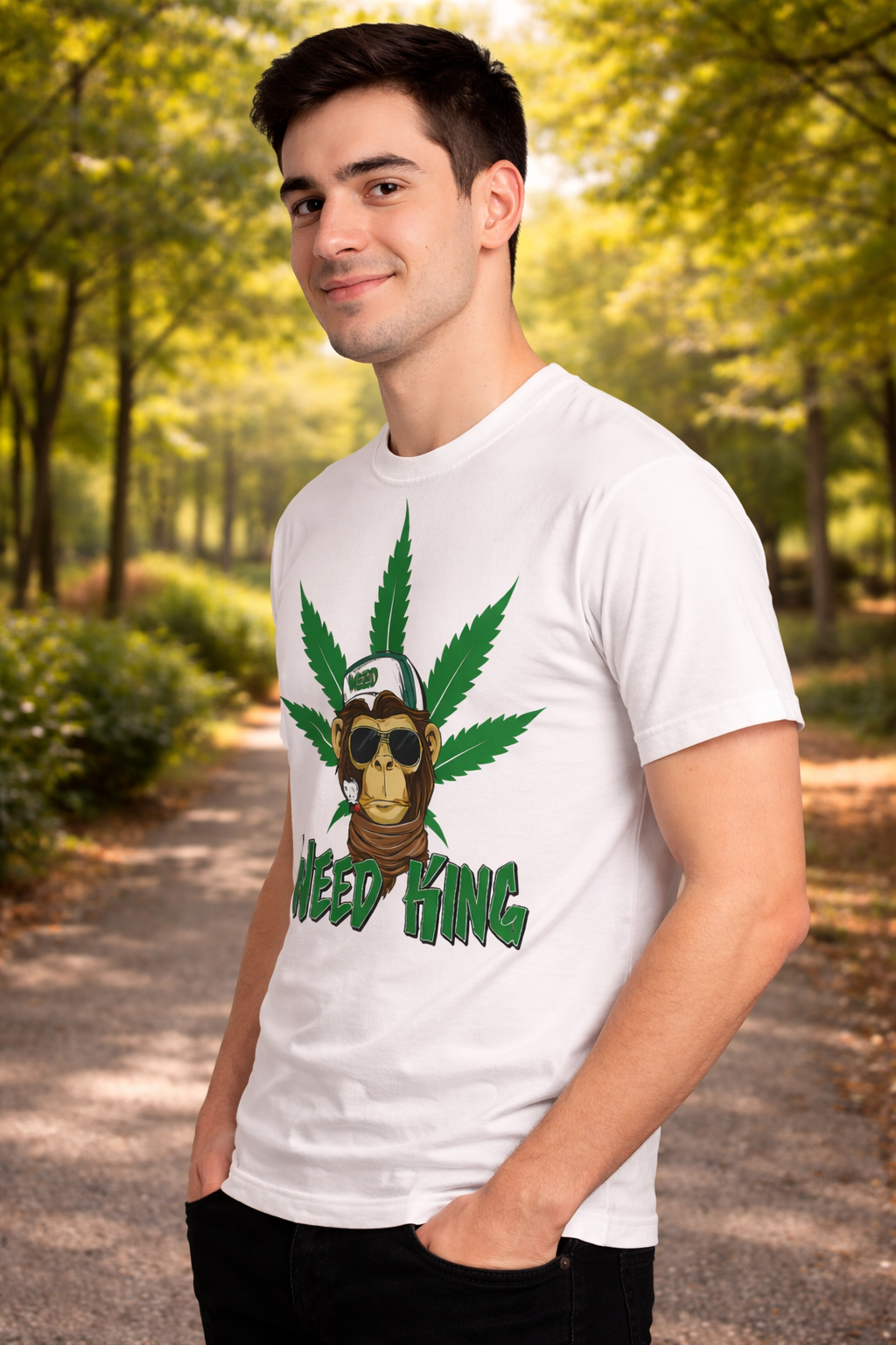 BeSpoken™ | Men’s Weed King Graphic T-Shirt