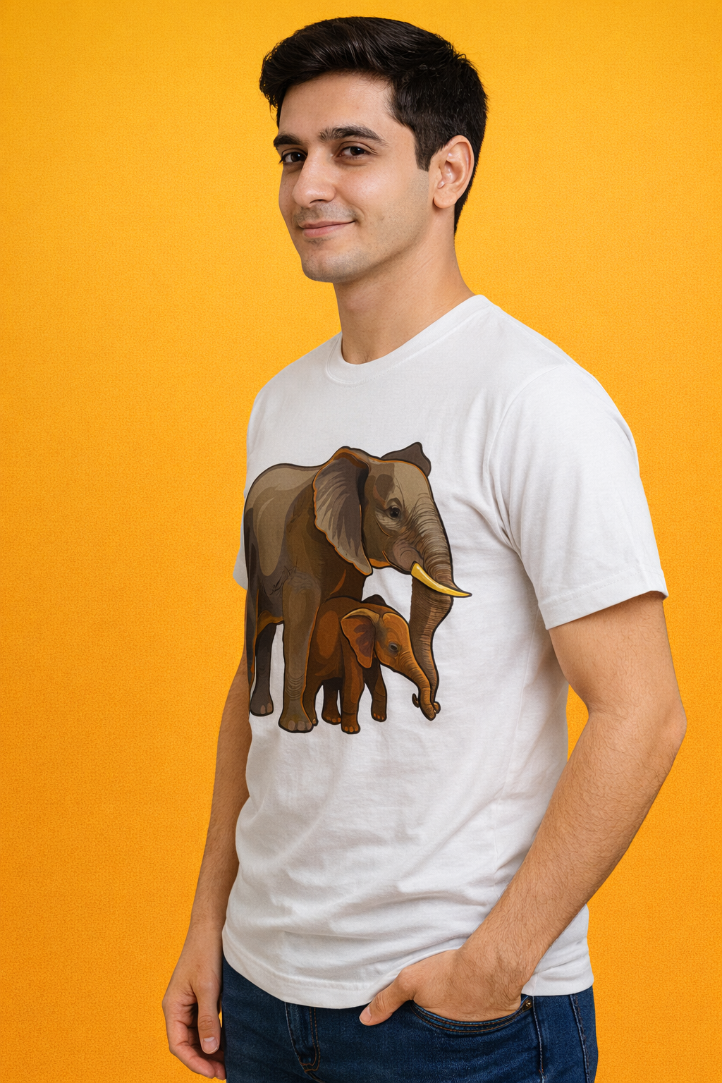 BeSpoken™ | Men’s Elephant Bond Graphic T-Shirt
