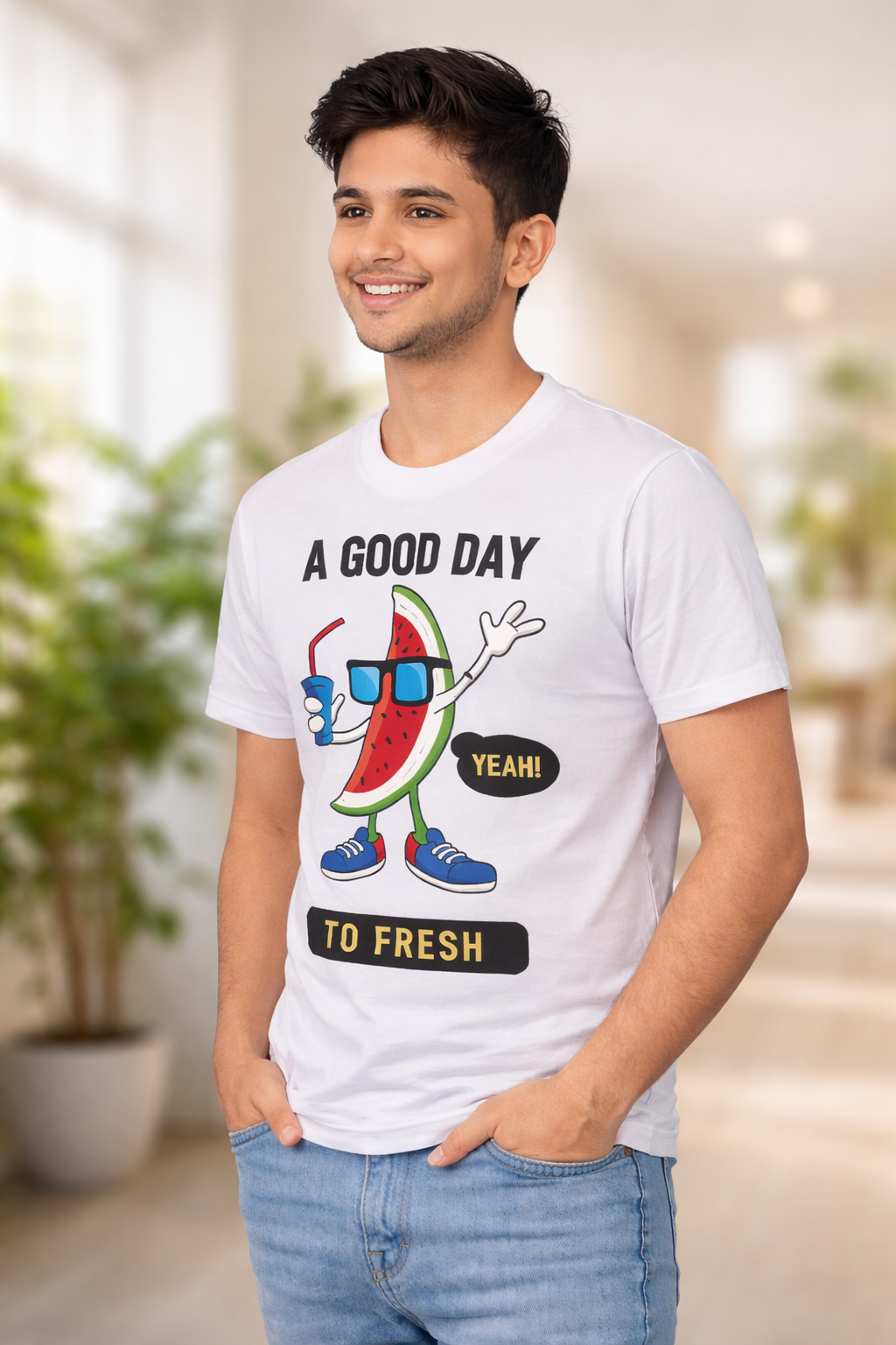 BeSpoken™ | Men’s A Good Day to Fresh Graphic T-Shirt