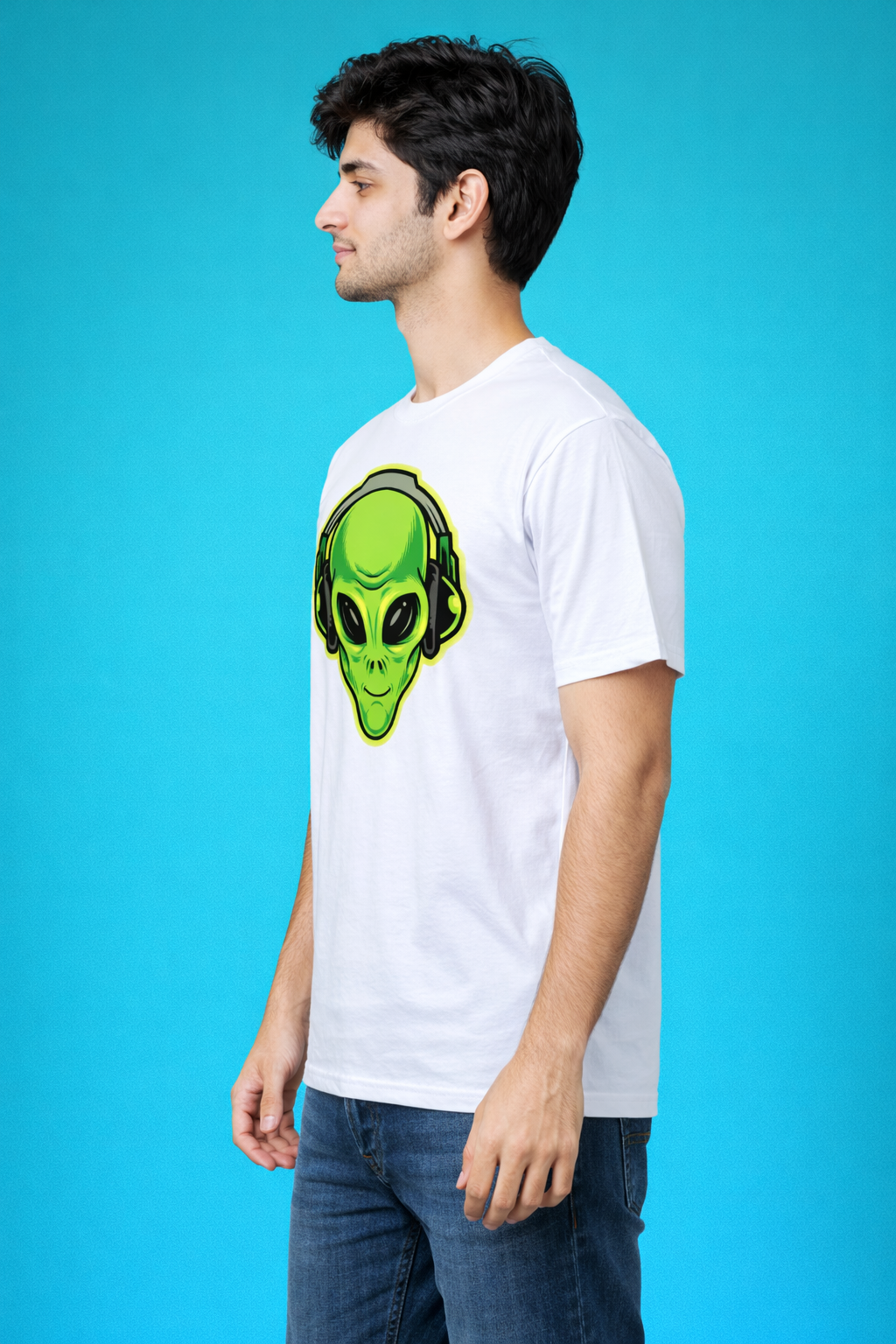 BeSpoken™ | Men’s Alien Frequency Graphic T-Shirt