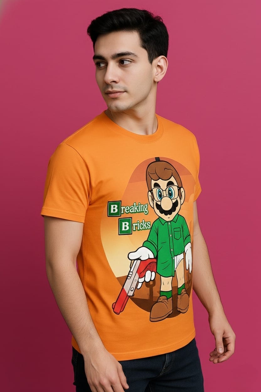 BeSpoken™ | Men’s Breaking Bricks Graphic T-Shirt