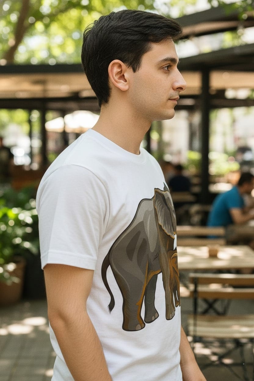 BeSpoken™ | Men’s Elephant Bond Graphic T-Shirt
