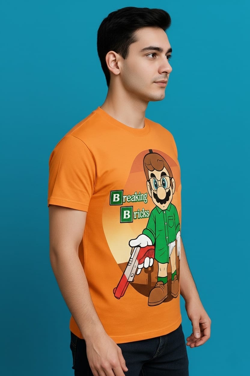 BeSpoken™ | Men’s Breaking Bricks Graphic T-Shirt