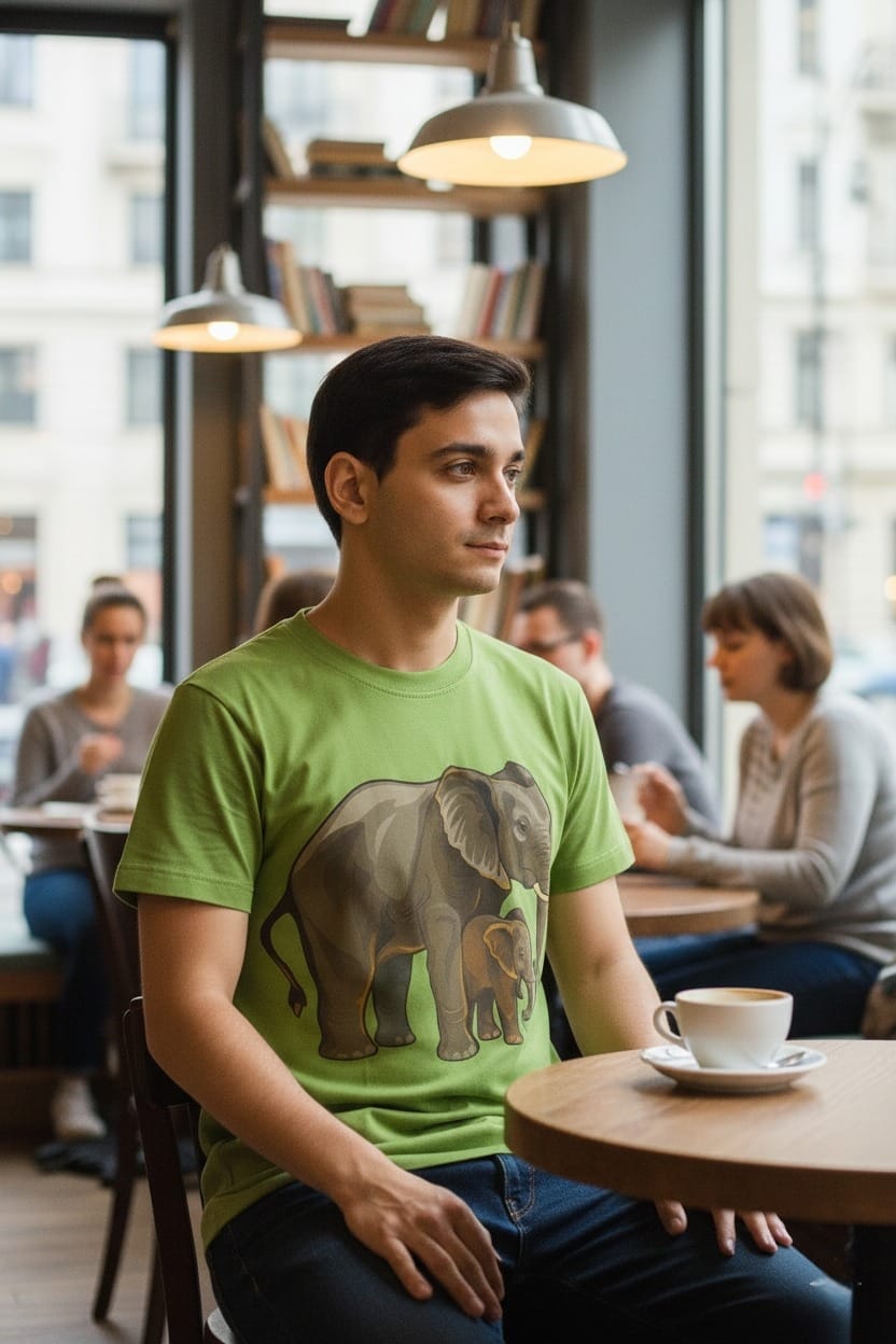 BeSpoken™ | Men’s Elephant Bond Graphic T-Shirt