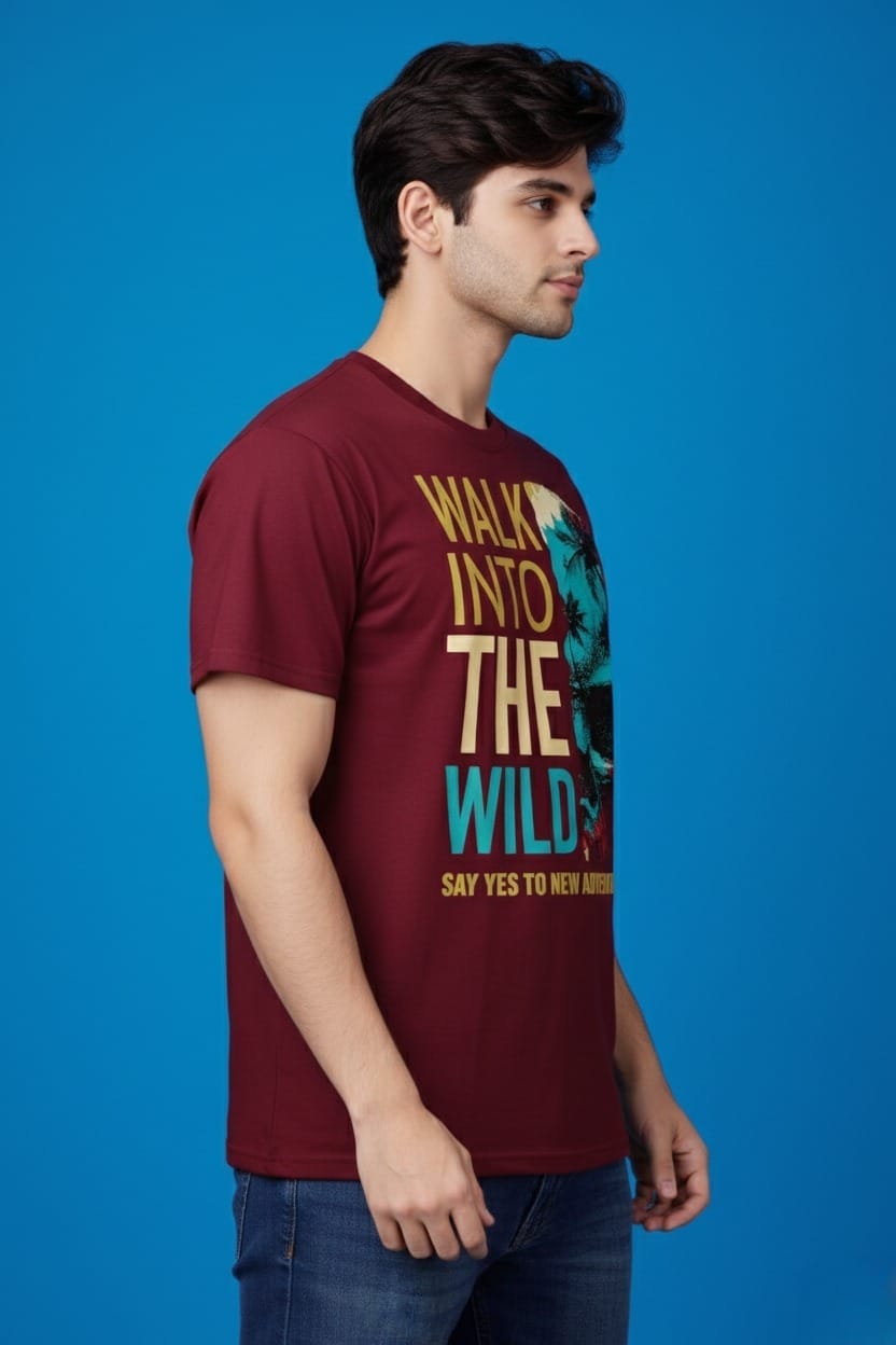 BeSpoken™ | Men’s Walk Into the Wild” Graphic T-Shirt