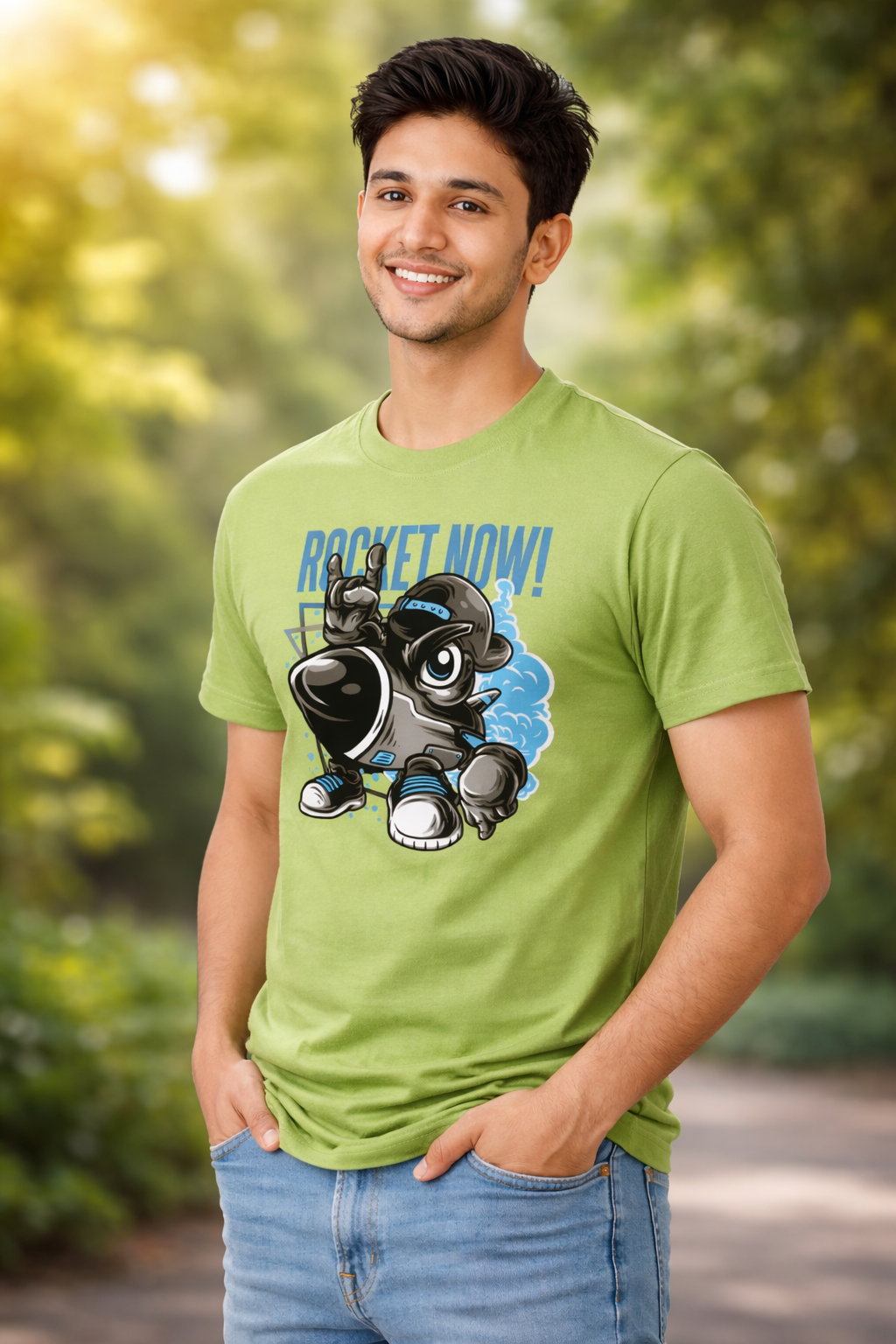 BeSpoken™ | Men’s Rocket Now! Graphic T-Shirt