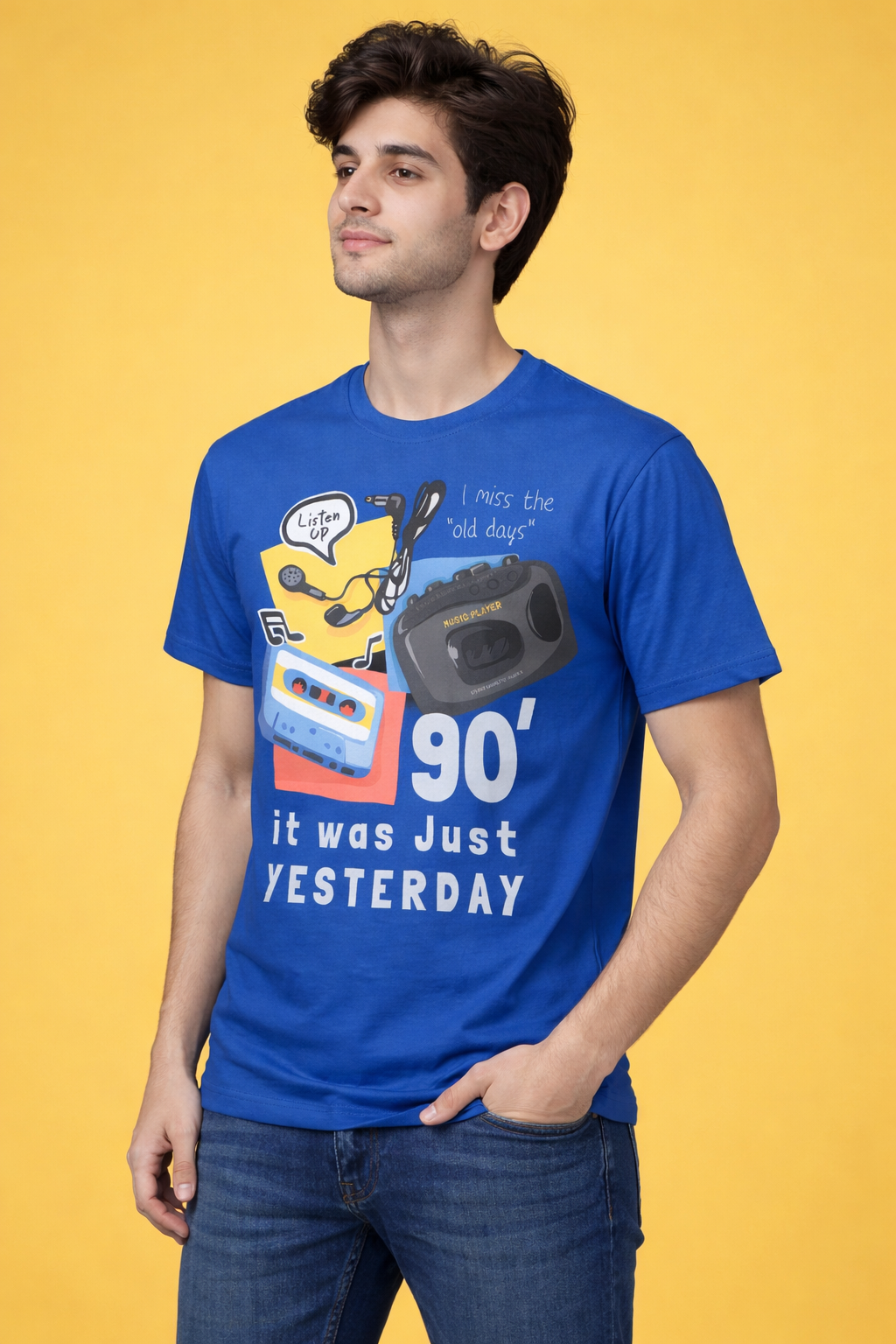 BeSpoken™ | Men’s 90’s Was Just Yesterday” Graphic T-Shirt