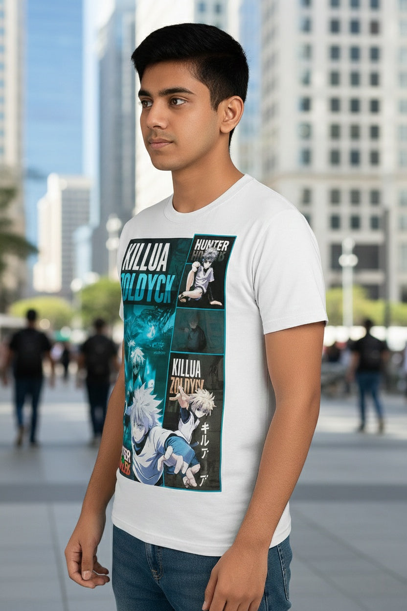 BeSpoken™ | Men’sElectric Assassin Anime Graphic T-Shirt