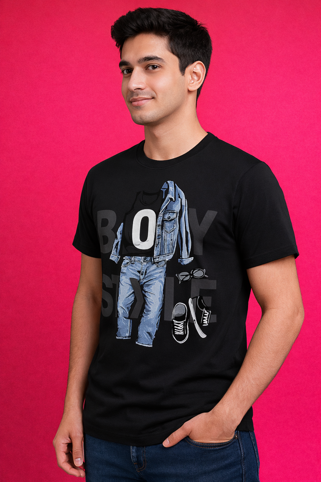 BeSpoken™ | Men’s Boy Style Graphic T-Shirt