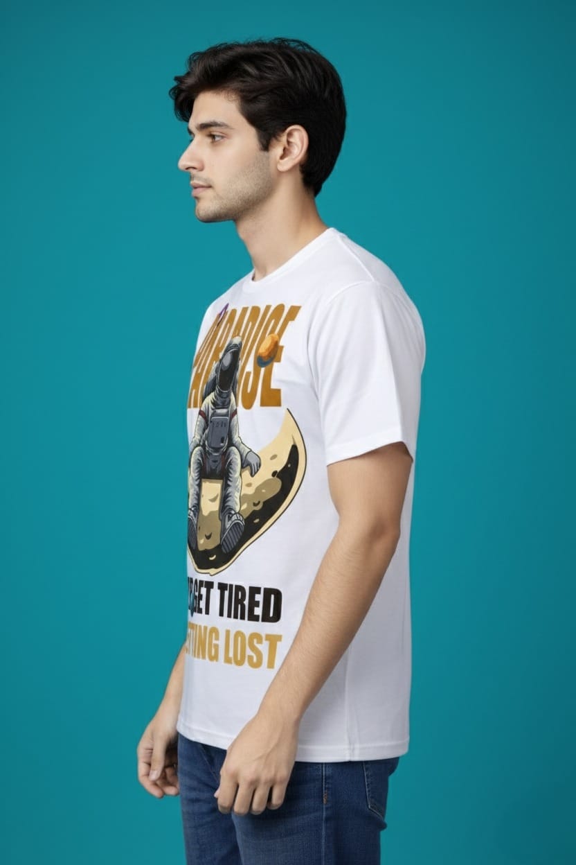 BeSpoken™ | Men’s Never Get Tired of Getting Lost Graphic T-Shirt