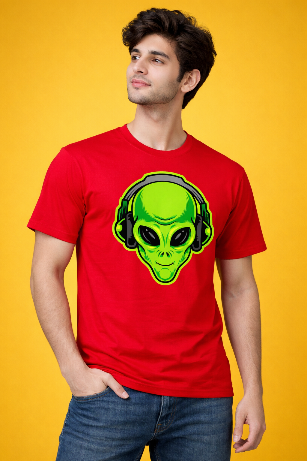 BeSpoken™ | Men’s Alien Frequency Graphic T-Shirt