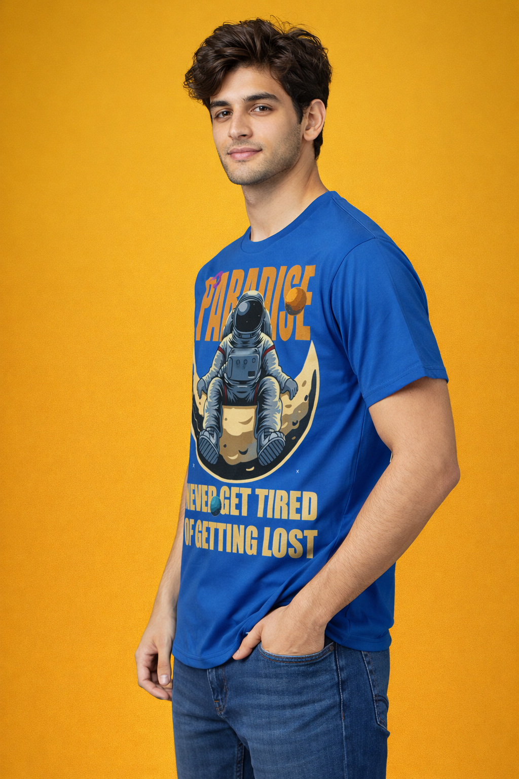 BeSpoken™ | Men’s Never Get Tired of Getting Lost Graphic T-Shirt