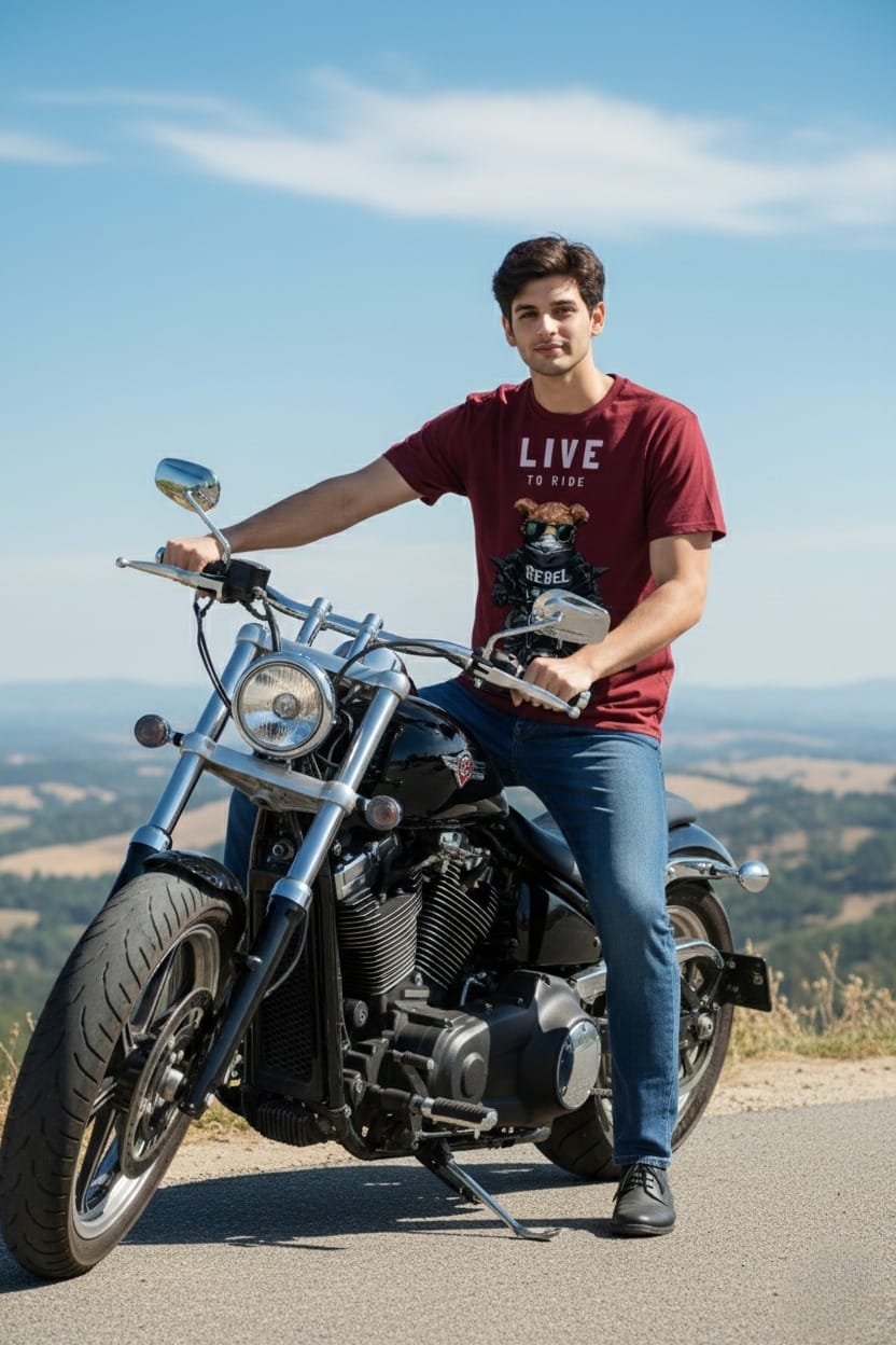 BeSpoken™ | Men’s Live to Ride Graphic T-Shirt