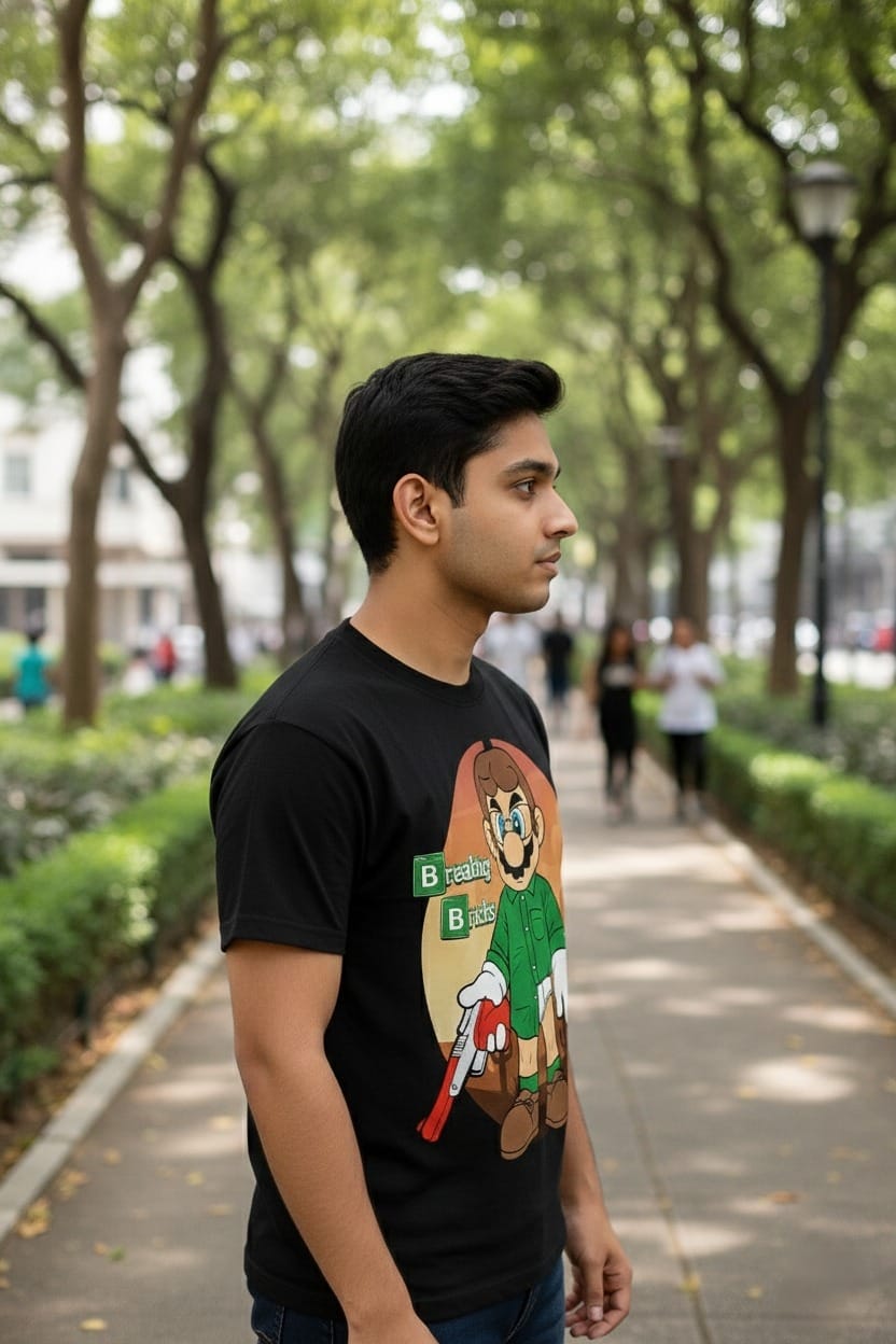 BeSpoken™ | Men’s Breaking Bricks Graphic T-Shirt