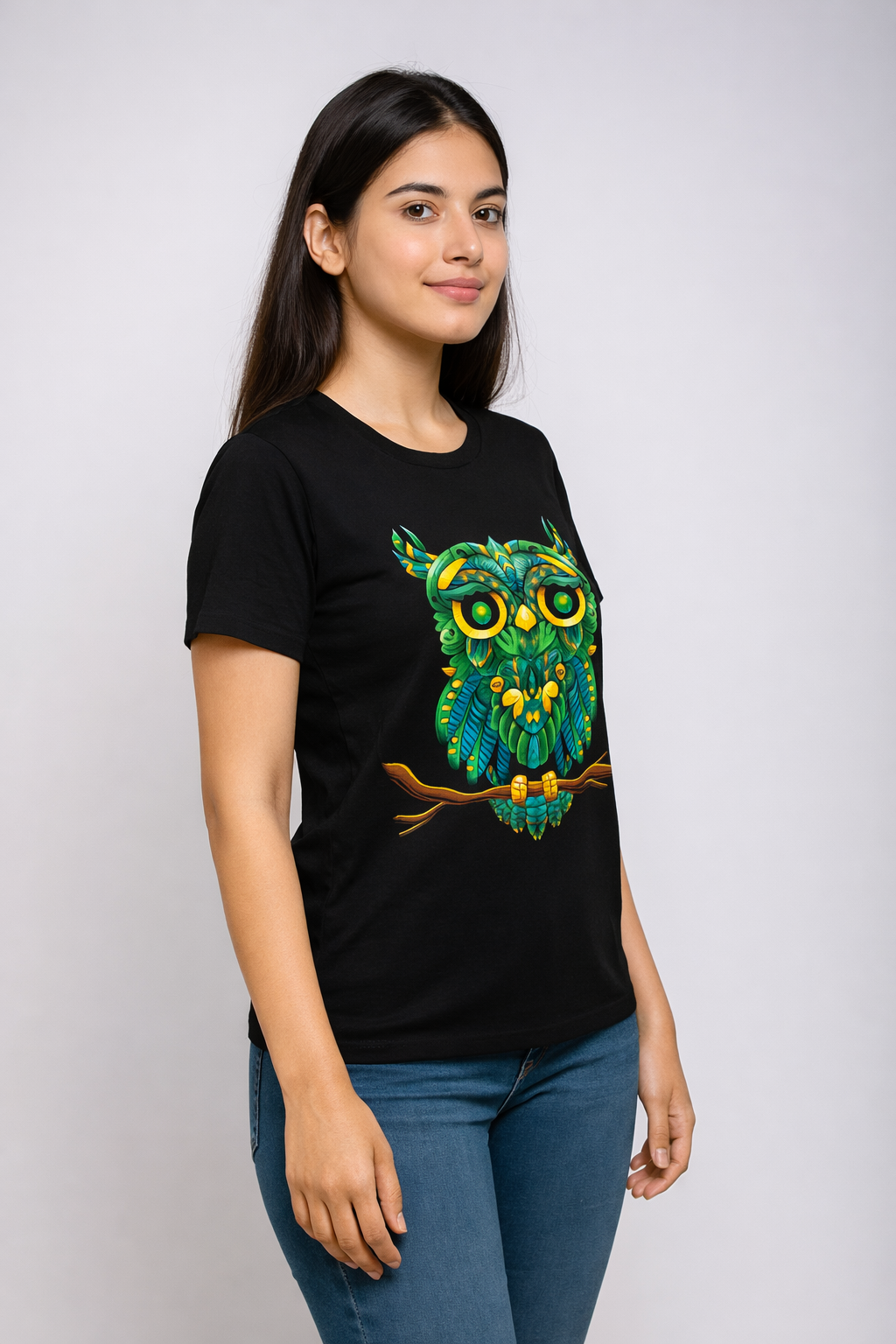 BeSpoken™ | Women’s Verdant Owl Graphic Tee