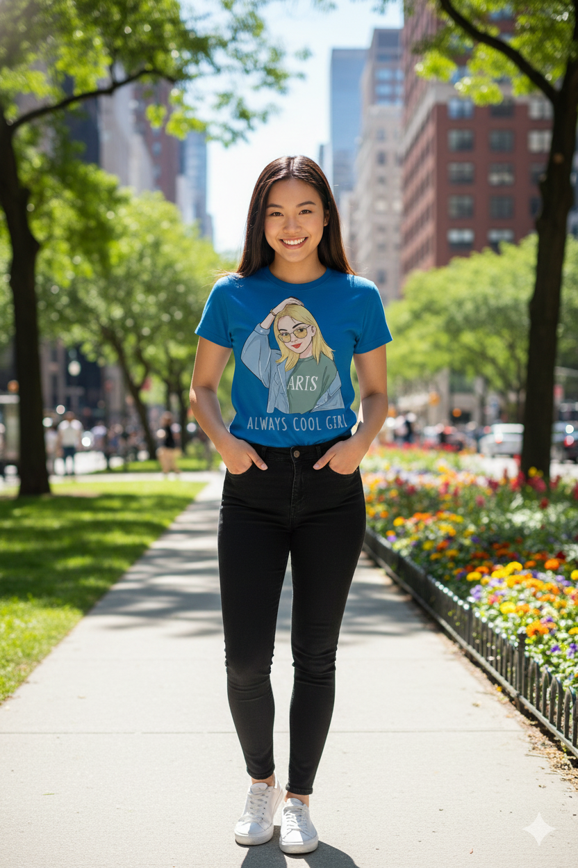 BeSpoken™ | Women’s Paris Always Cool Girl Graphic Tee