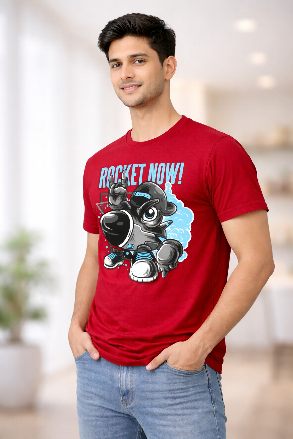 BeSpoken™ | Men’s Rocket Now! Graphic T-Shirt