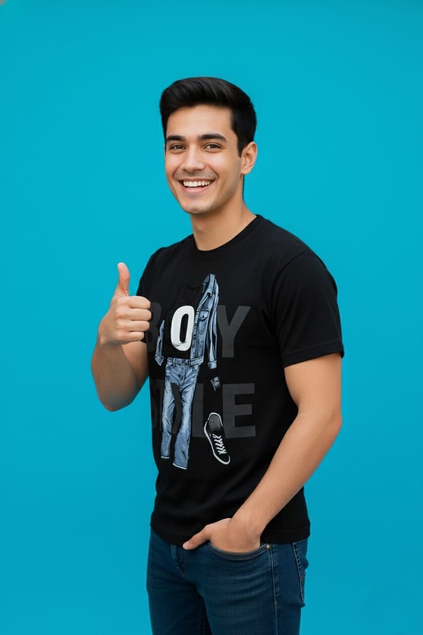 BeSpoken™ | Men’s Boy Style Graphic T-Shirt