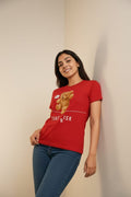 BeSpoken™ | Women’s Take Risk Teddy Graphic Tee