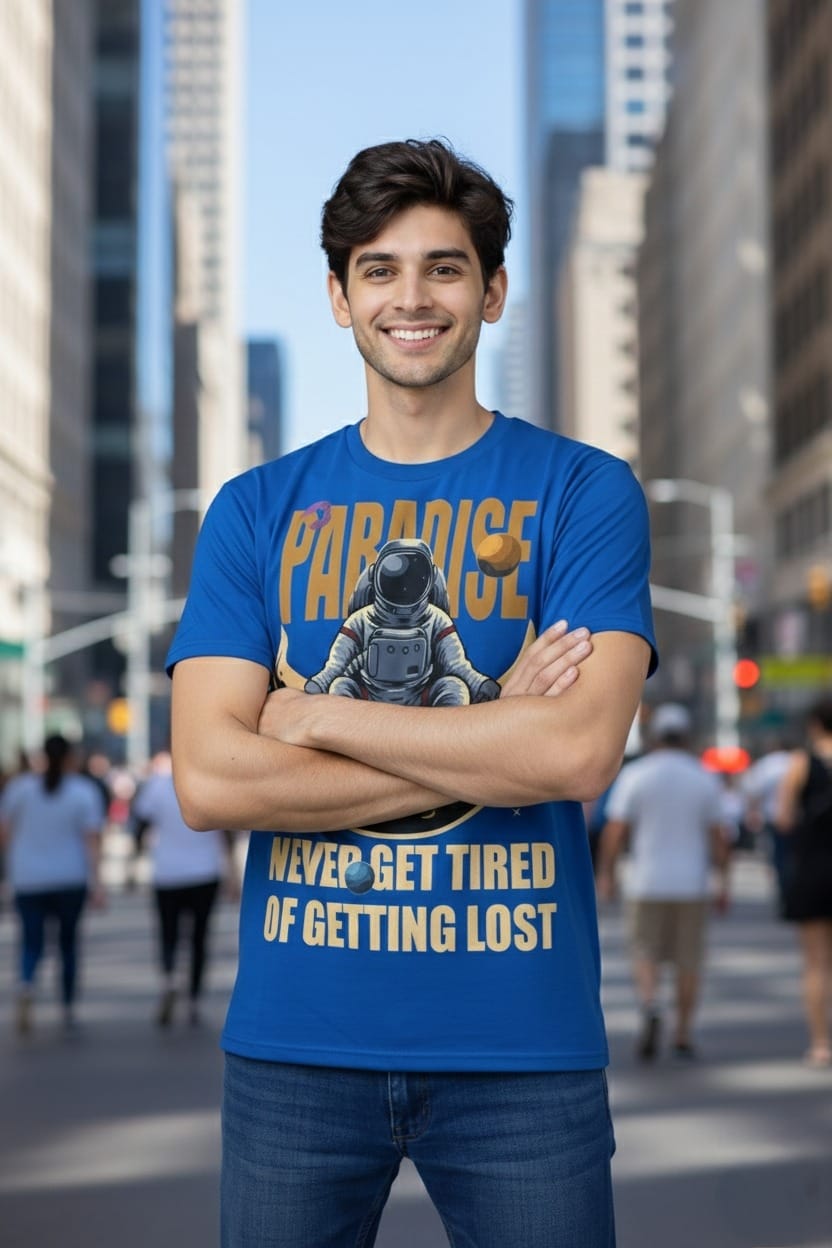 BeSpoken™ | Men’s Never Get Tired of Getting Lost Graphic T-Shirt