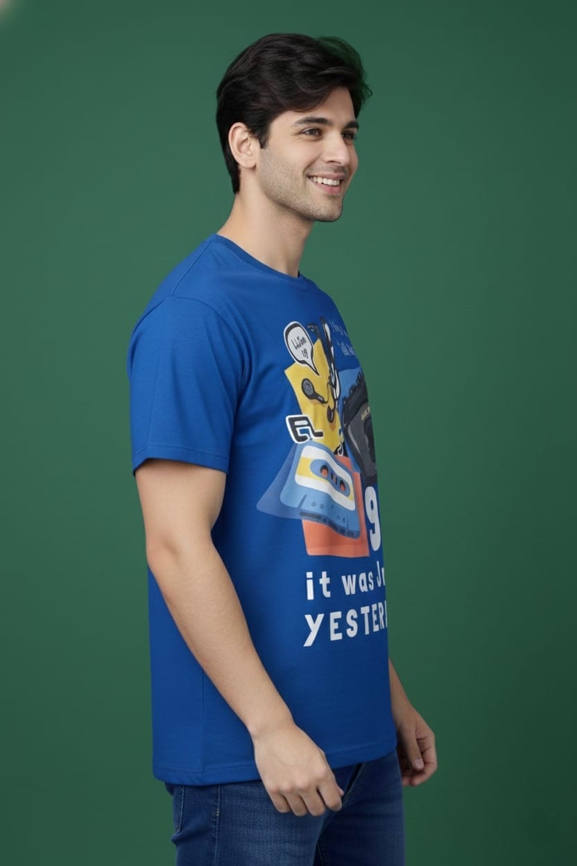 BeSpoken™ | Men’s 90’s Was Just Yesterday” Graphic T-Shirt