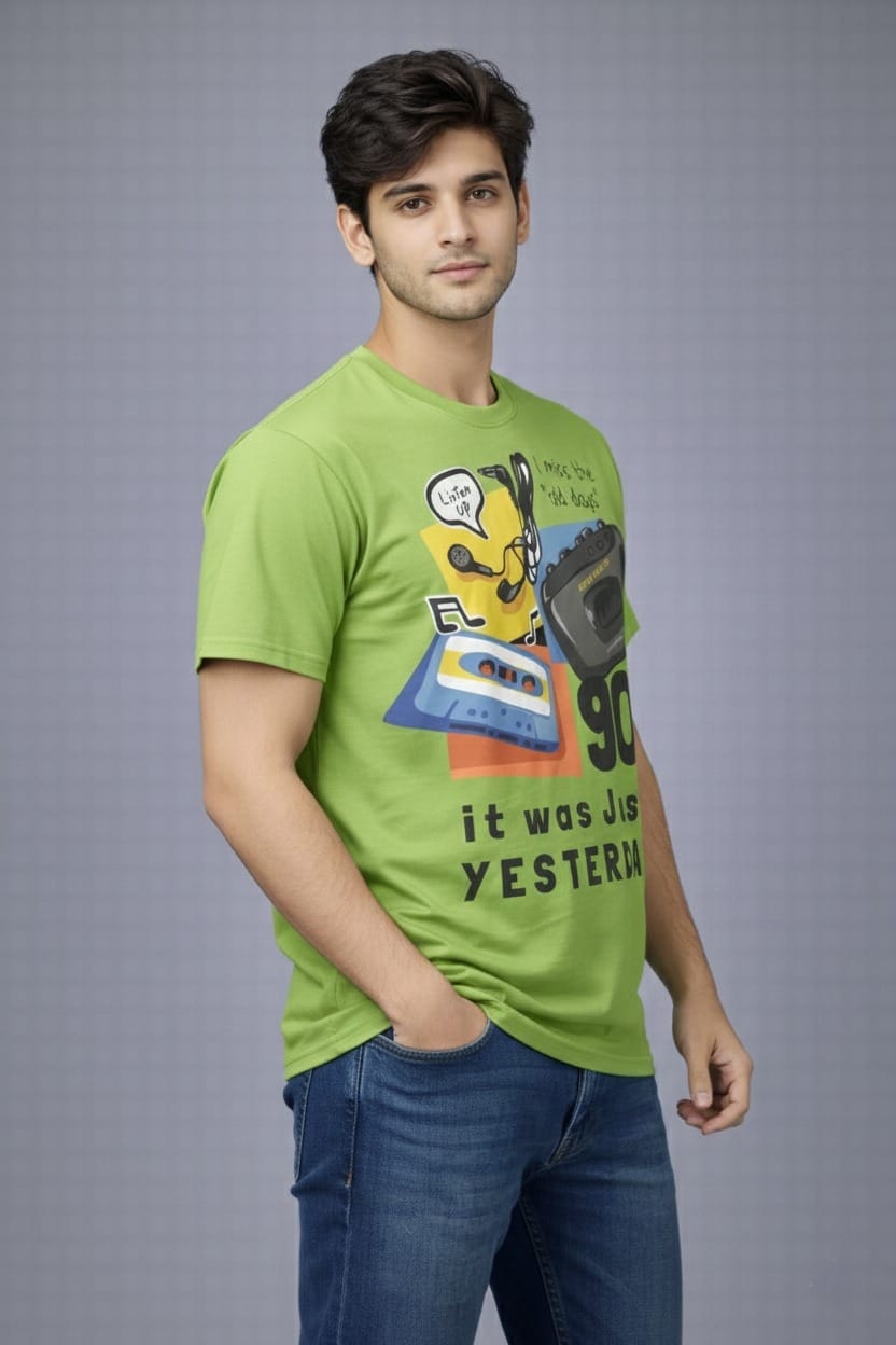 BeSpoken™ | Men’s 90’s Was Just Yesterday” Graphic T-Shirt