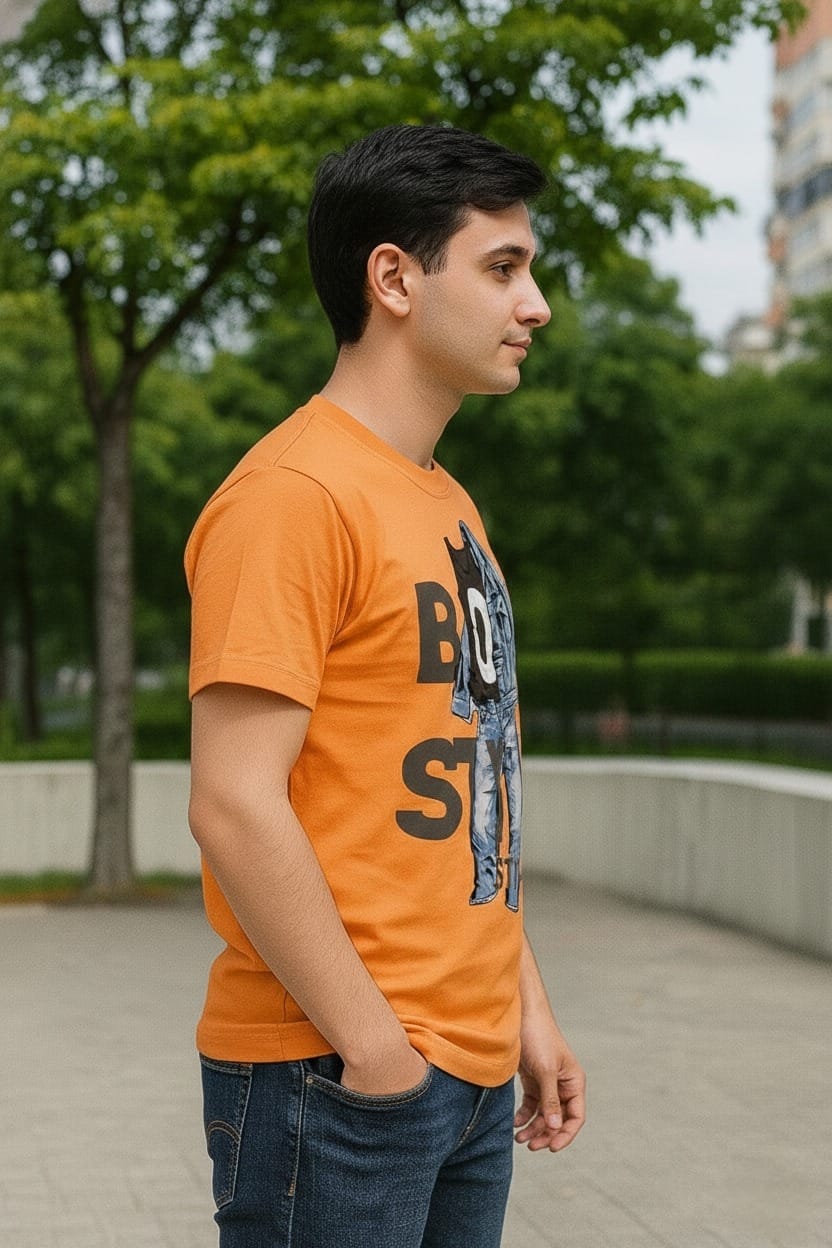 BeSpoken™ | Men’s Boy Style Graphic T-Shirt