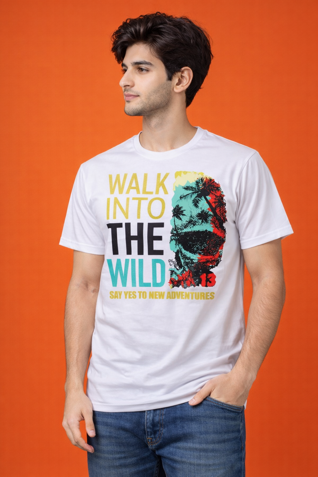 BeSpoken™ | Men’s Walk Into the Wild” Graphic T-Shirt