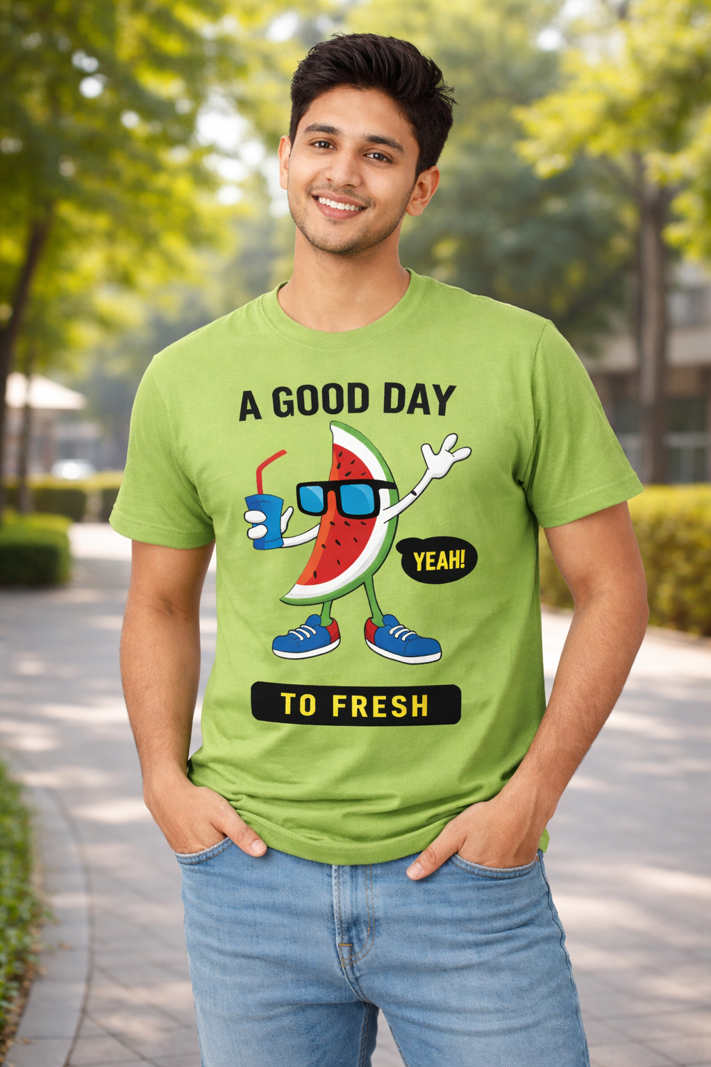 BeSpoken™ | Men’s A Good Day to Fresh Graphic T-Shirt