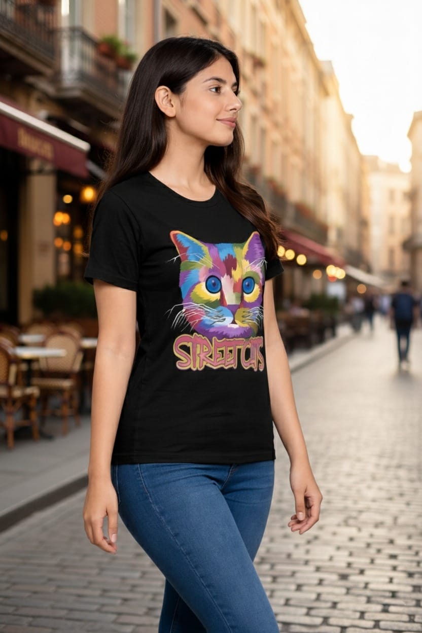 BeSpoken™ | Women’s Street Cats Graphic Tee