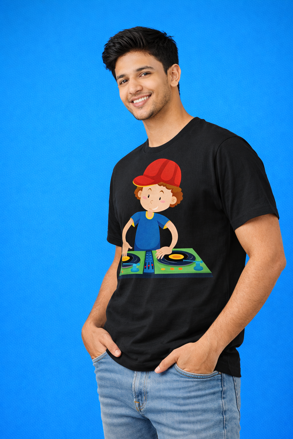 BeSpoken™ | Men’s Little DJ Graphic T-Shirt