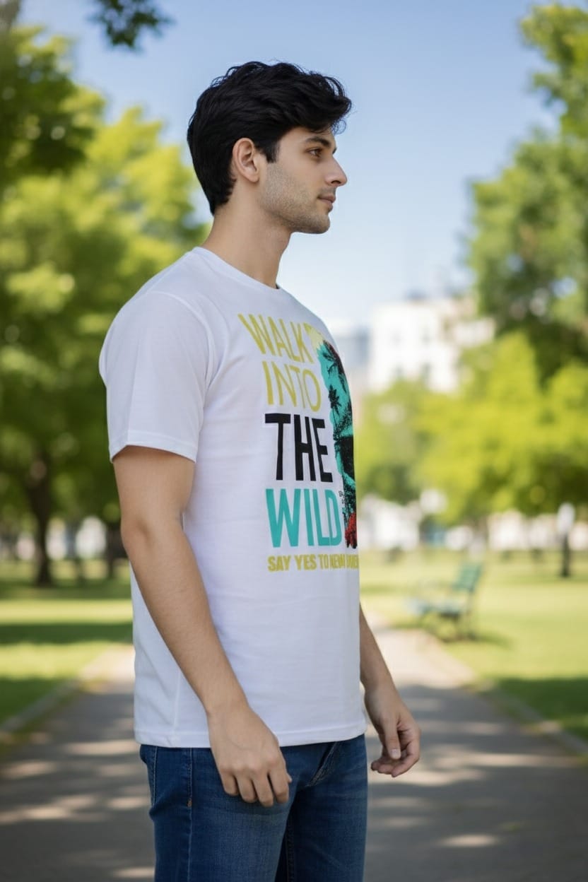 BeSpoken™ | Men’s Walk Into the Wild” Graphic T-Shirt